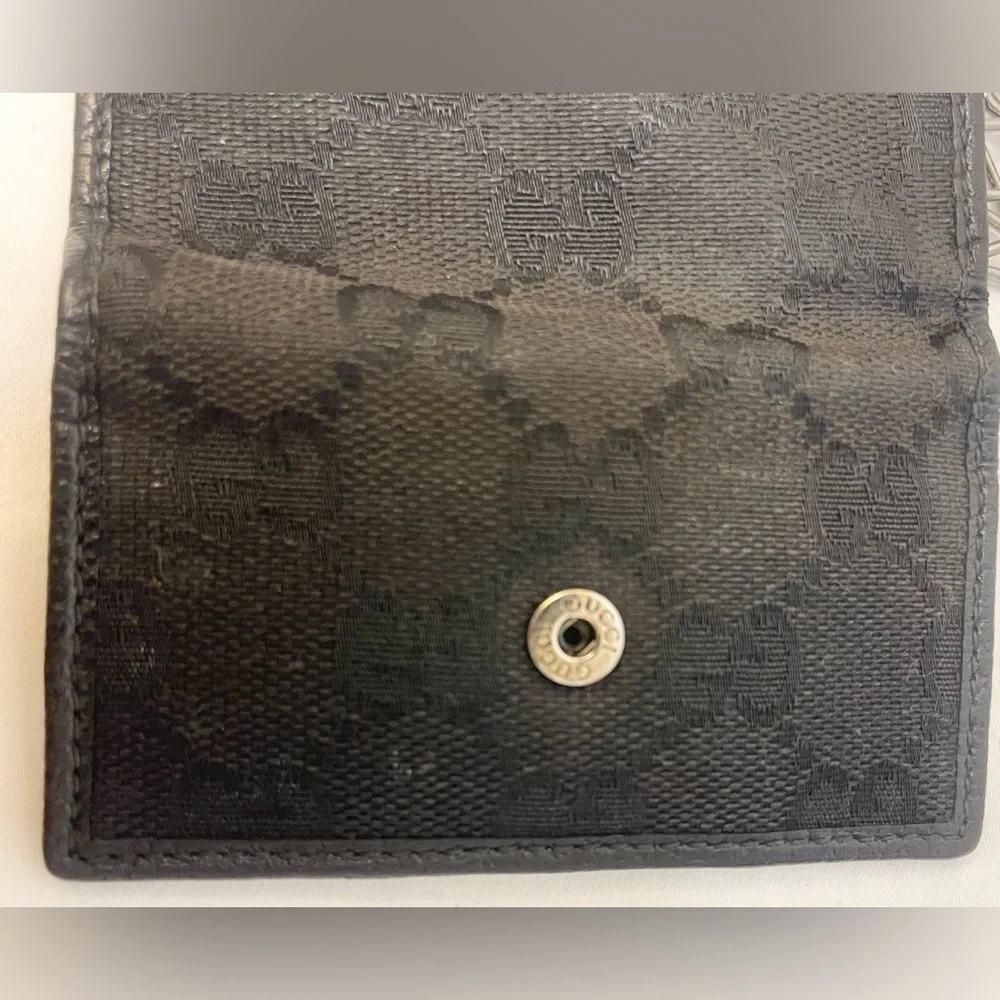 Gucci Black GG Canvas Card & Key Case with Original Box & Cards from Japan 2009 - Picture 10 of 16